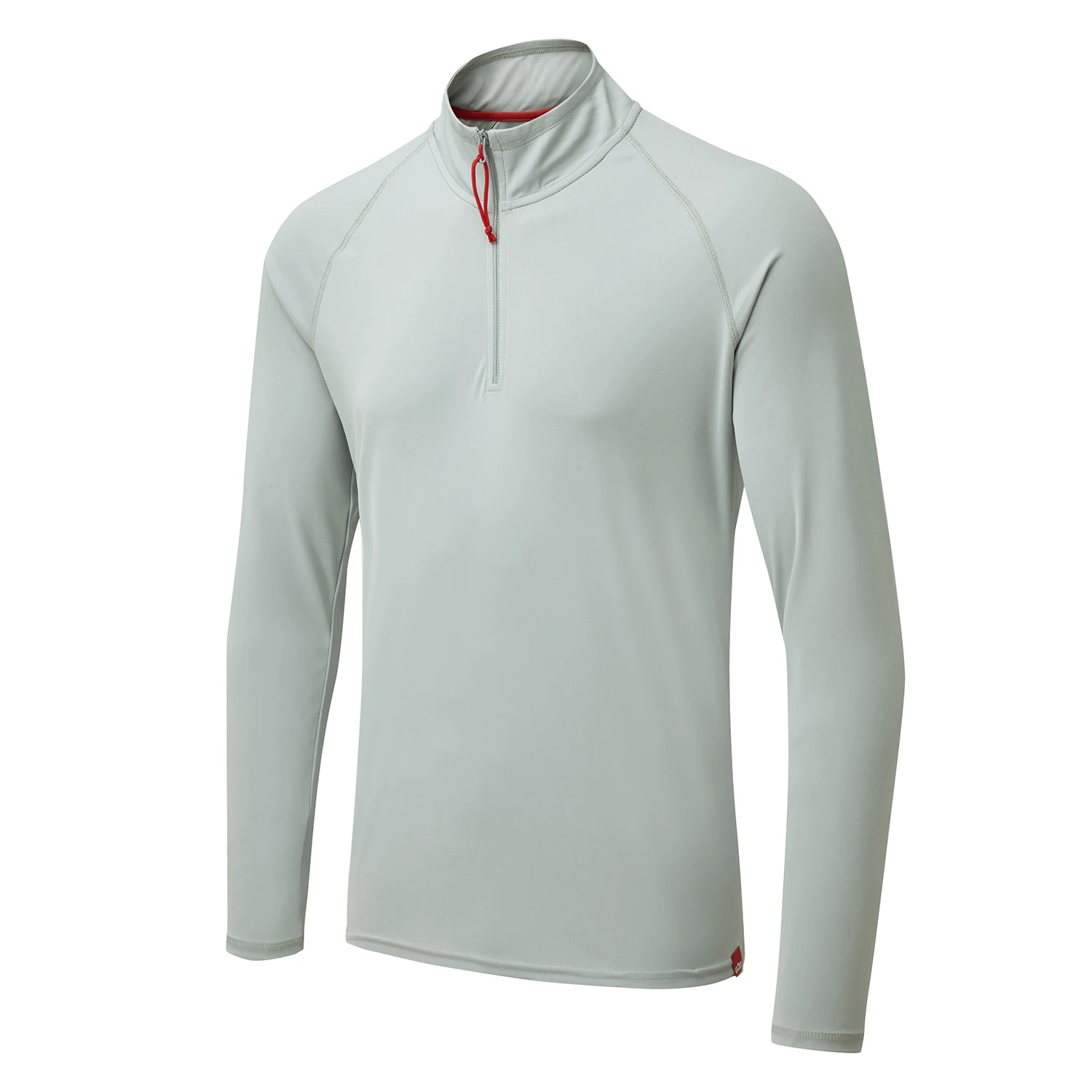Gill Mens UV Tec Zip Neck Long Sleeve Tee - Image 2
