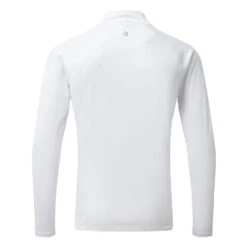 Gill Mens UV Tec Zip Neck Long Sleeve Tee - White -Gill 2019 Gill UV Tec Long Sleeve Zip Tee UV009 White 3