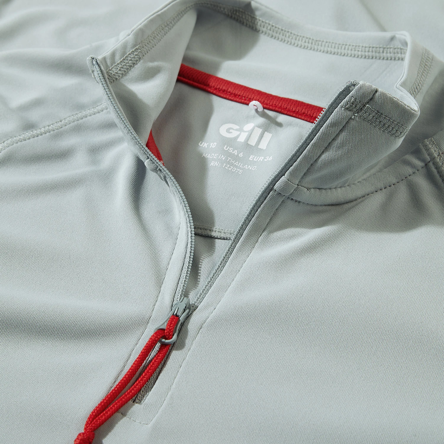 Gill Womens UV Tec Long Sleeve Zip Tee - Image 4