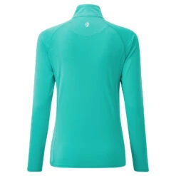 Gill Womens UV Tec Long Sleeve Zip Tee - Turquoise -Gill 2020 Gill UV009W Turquoise 3