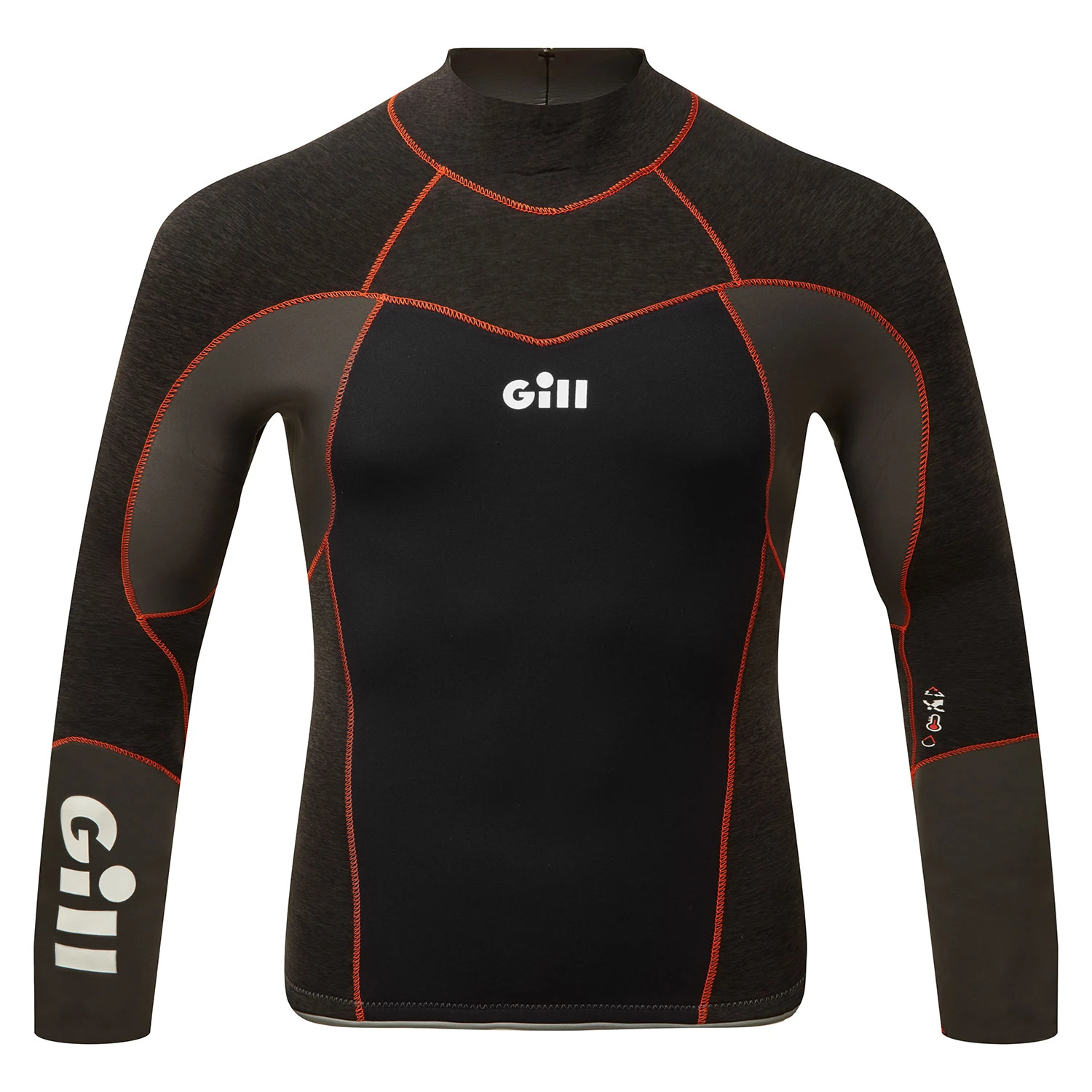 Gill Zentherm Sailing Wetsuit Top - Black 4 Gill Zentherm Sailing Wetsuit Top - Black - Image 2