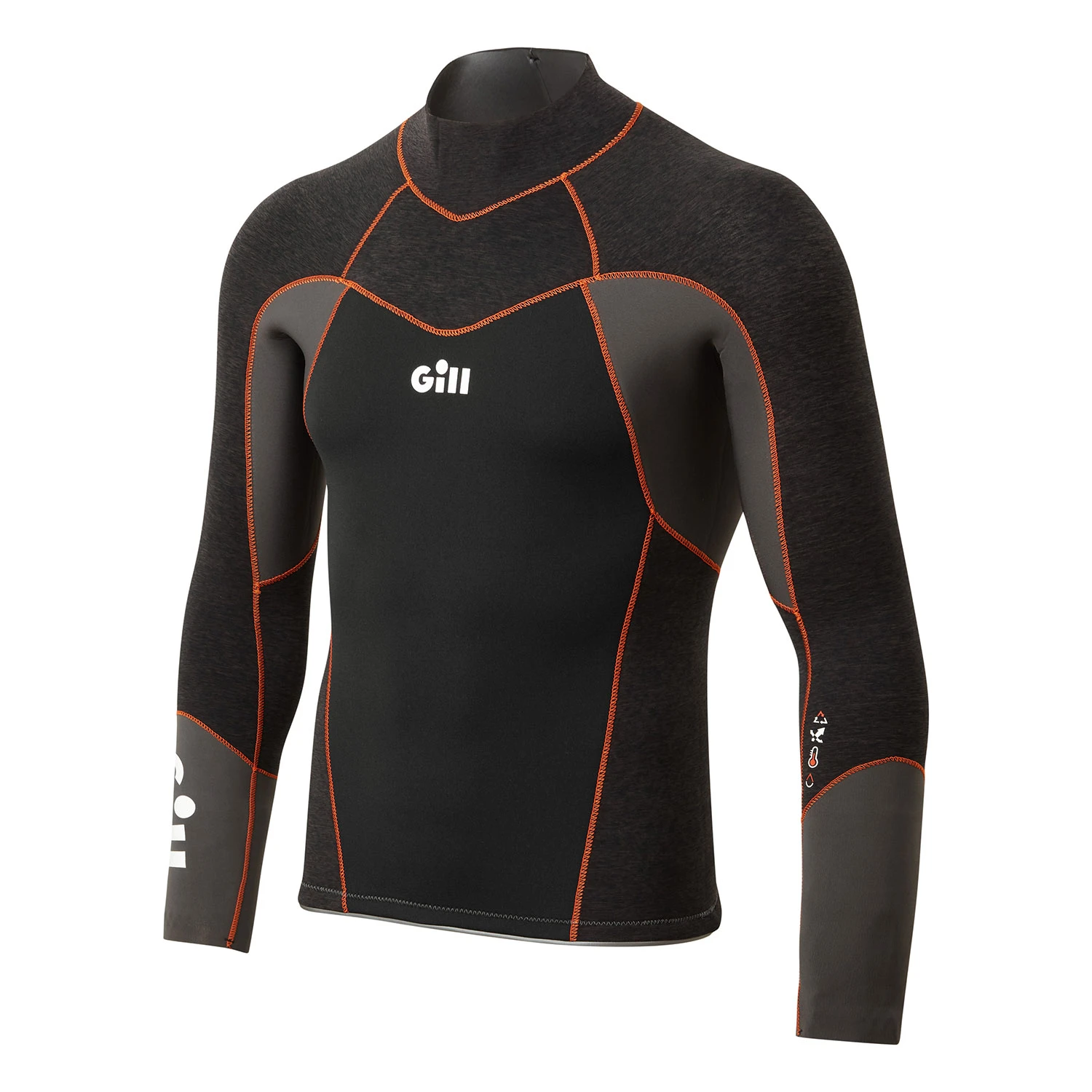 Gill Zentherm Sailing Wetsuit Top - Black 3 Gill Zentherm Sailing Wetsuit Top - Black