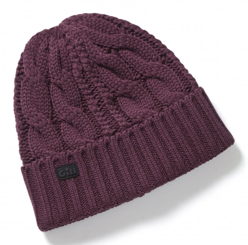 Gill Cable Knit Beanie - Fig 3 Gill Cable Knit Beanie - Fig