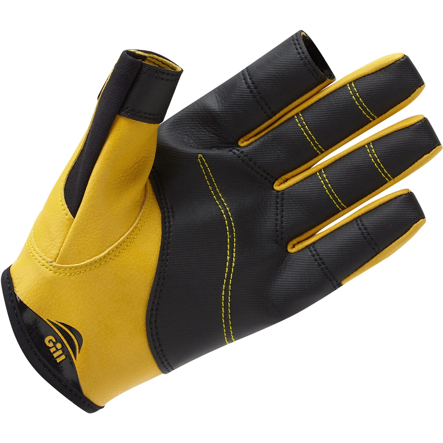 Gill Pro Long Finger Sailing Gloves - Black 4 Gill Pro Long Finger Sailing Gloves - Black - Image 2