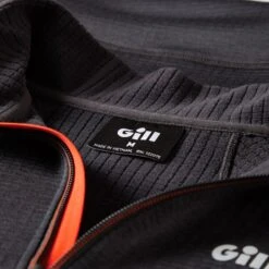 Gill OS Thermal Zip Neck Neck Top - Graphite -Gill 2022 Gill OS Thermal Half Zip Top 1081 gRAPHITE 3