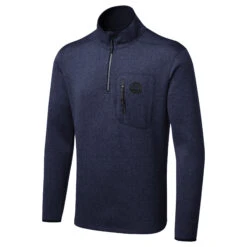 Gill Knit Fleece - Navy -Gill Gill Mens Knit Fleece Navy 1492 3